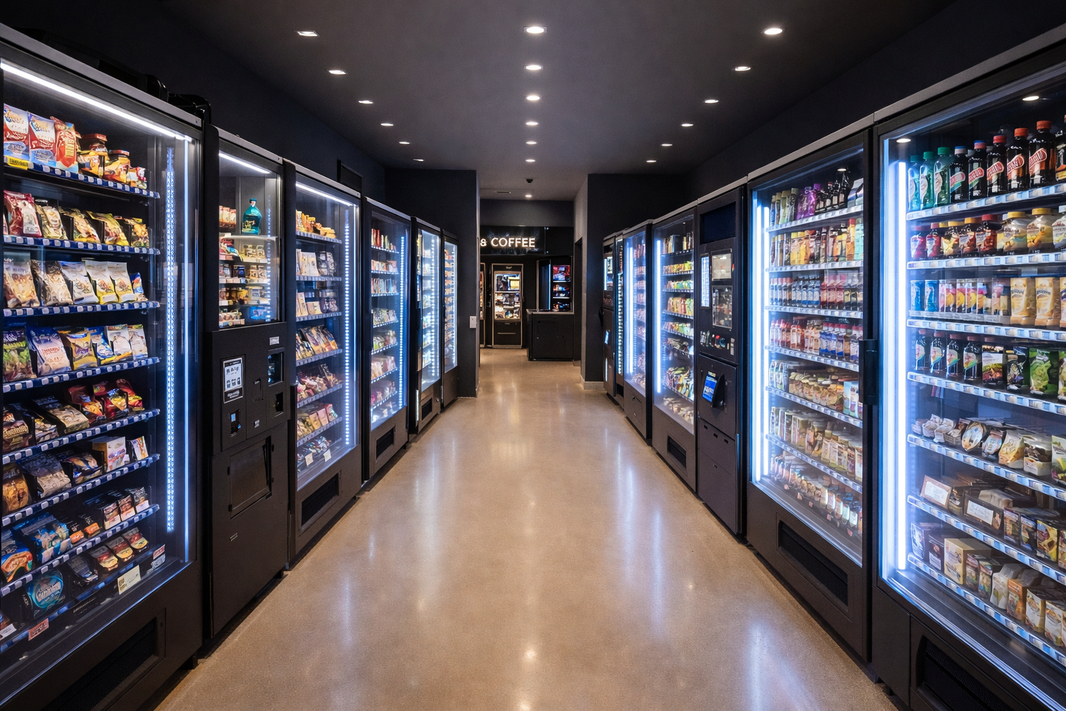 Innenansicht des HerriEden Automaten-Stores